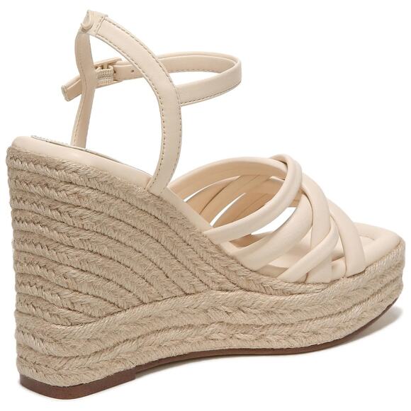 Circus Sam Edelman Women Irene Ankle Strap Espadrille Sandals US 8.5M White - Picture 4 of 8